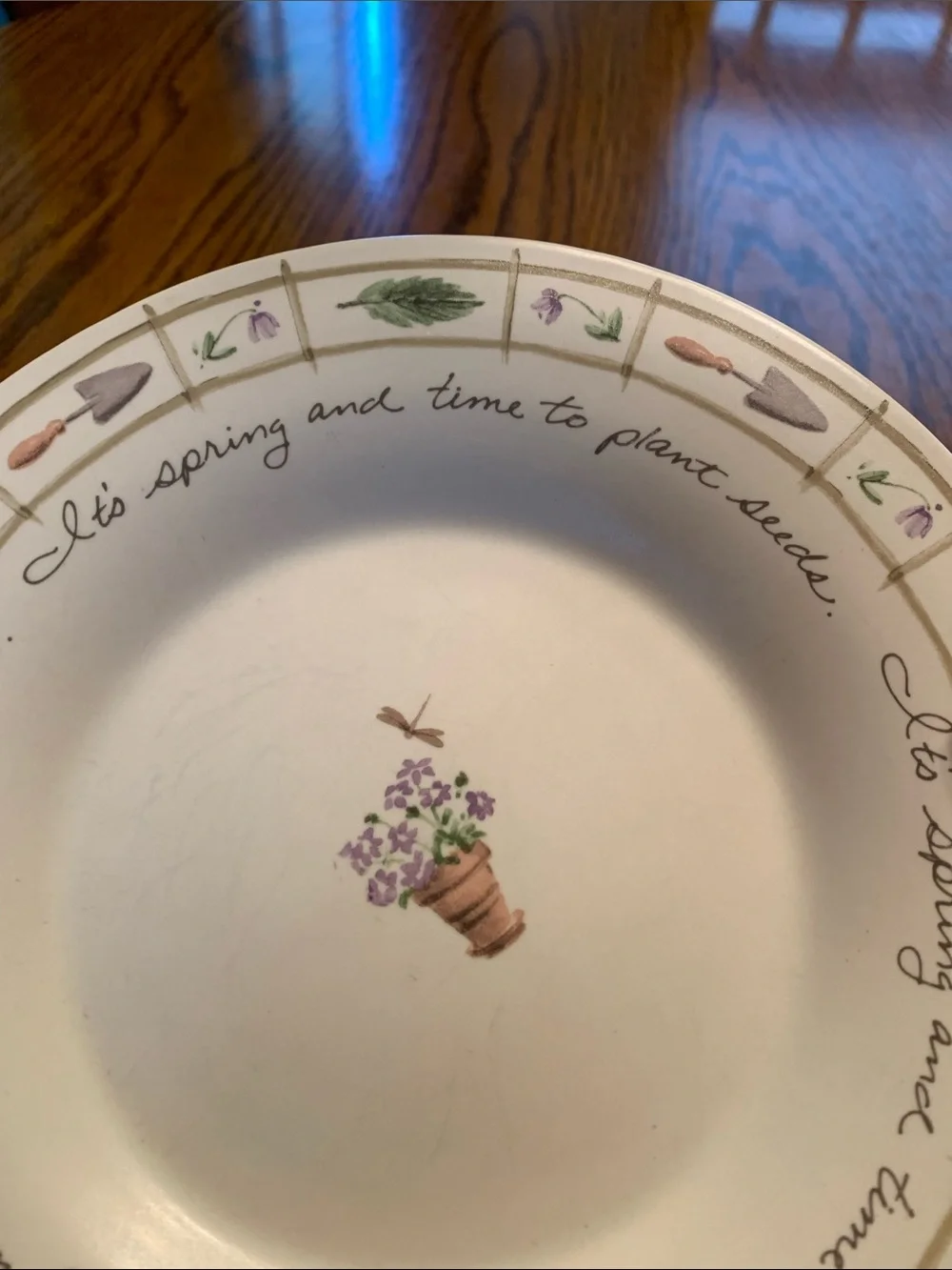 Pfaltzgraff Single Salad Plate. Perennials Pattern